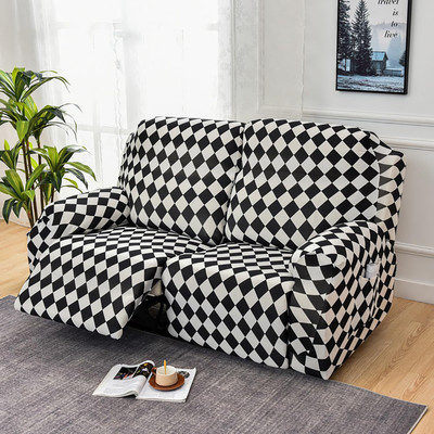 Magic Cover Polyester Plain 2 Seater Sofa Cover(Black Pack of 1)