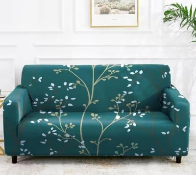 Flipkart SmartBuy Polyester Floral 3 Seater Sofa Cover(Green Pack of 1)