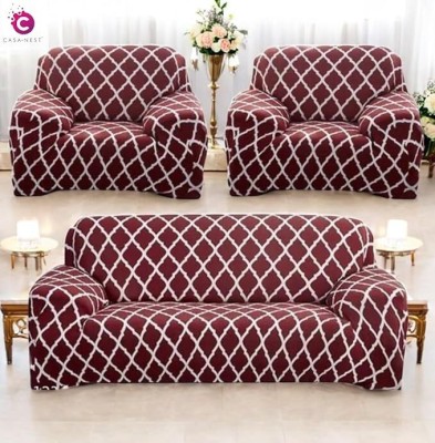 Casanest Polyester Geometric Sofa Cover(MULTI26 Pack of 1)