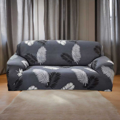 DFH Polyester Floral 3 Seater Sofa Cover(Multicolor Pack of 1)