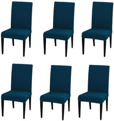 Shine Creation Polycotton 1 Seater Chair Plain Cover(Pack of 6 Green)
