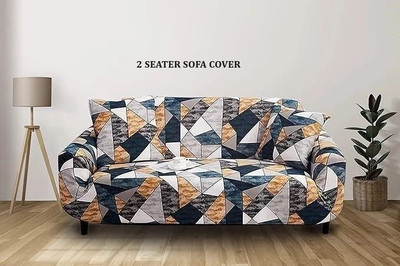 Flipkart SmartBuy Polycotton 2 Seater Sofa Abstract Cover(Pack of 1 Multicolor)