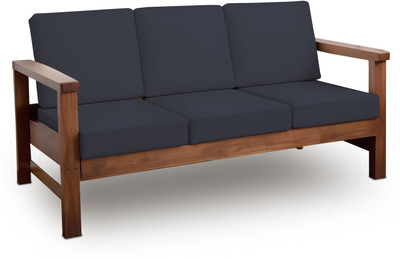 LAZI Polycotton 3 Seater Sofa Plain Cover(Pack of 6 Dark Grey)