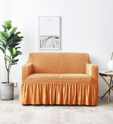 Flipkart SmartBuy Polycotton 2 Seater Sofa Plain Cover(Pack of 1 Beige)