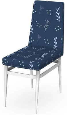 MY ARMOR Polyester Abstract 1 Seater Chair Cover(Winter Berries Pattern Pack of 1)