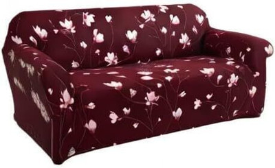 TURIYA Polyester 3 Seater Sofa Floral Cover(Pack of 1 Multicolor)