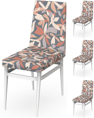 MY ARMOR Polyester Abstract 1 Seater Chair Cover(Abstract Pattern Pack of 4)