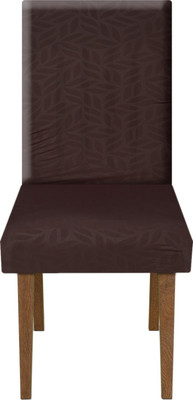 KUBER INDUSTRIES Polyester Floral 1 Seater Chair Cover(Brown Pack of 1)