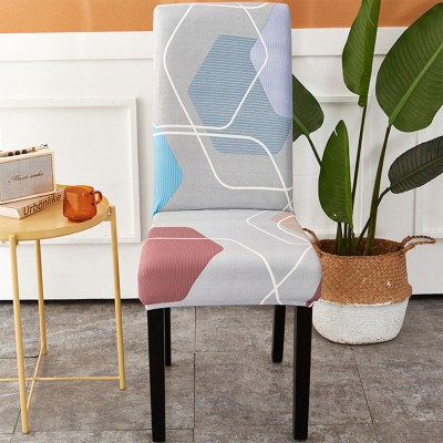 Wooden Street Polyester Abstract Chair Cover(AGNUS MULTI Pack of 1)