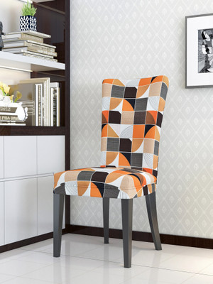 Flipkart SmartBuy Polyester Abstract 1 Seater Chair Cover(Multi Pack of 1)