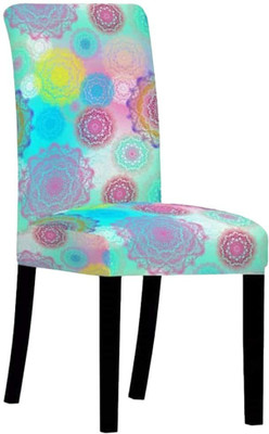 SHOPPYBUCKET Polyester Abstract 1 Seater Chair Cover(Multicolor Pack of 6)