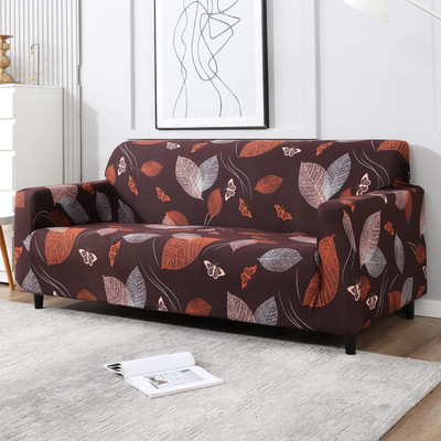 SIYA TEXTILES Polyester 3 Seater Sofa Floral Cover(Pack of 1 Multicolor)