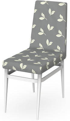 MY ARMOR Polyester Abstract 1 Seater Chair Cover(Leaf Pattern Pack of 1)