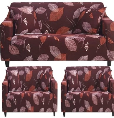 papsun Polycotton Floral Sofa Cover(Multicolor Pack of 3)