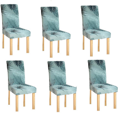 Rabhnoor Polycotton 1 Seater Chair Floral Cover(Pack of 6 Multicolor)