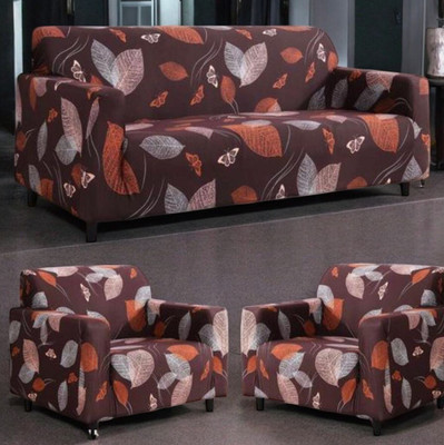Casanest Polyester 3+1+1 Seater Sofa Geometric Cover(Pack of 1 MULTI8)