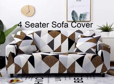 lukzer Polyester Geometric Sofa Cover(Multicolor Pack of 3)