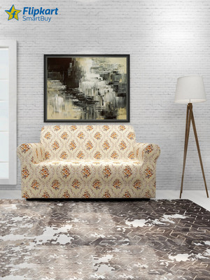 Flipkart SmartBuy Polyester Damask 2 Seater Sofa Cover(Multicolor Pack of 1)