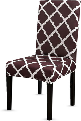 Bigkart Polyester Striped 1 Seater Chair Cover(Multicolor Pack of 1)
