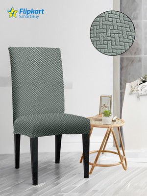 Flipkart SmartBuy Polyester Geometric 1 Seater Chair Cover(Grey Pack of 6)
