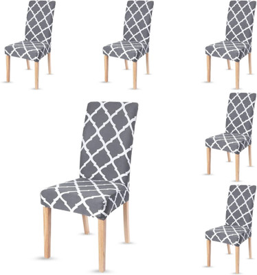 Bigkart Polyester Striped 1 Seater Chair Cover(Multicolor Pack of 6)