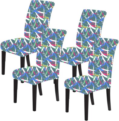 Flipkart SmartBuy Polycotton Geometric Chair Cover(Multicolor Pack of 4)