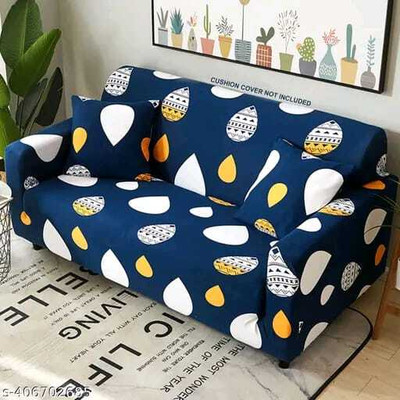 Shri Paras Traders Polyester Abstract 3 Seater Sofa Cover(Multicolor Pack of 1)