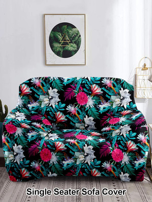 Flipkart SmartBuy Polyester 1 Seater Sofa Floral Cover(Pack of 1 Multicolor)