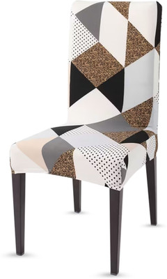 Bigkart Polyester Striped 1 Seater Chair Cover(Multicolor Pack of 1)