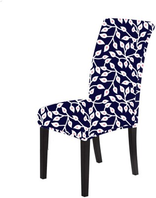 shringoori creations Polycotton Embroidered Chair Cover(Blue Pack of 1)