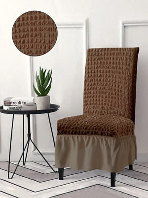 Flipkart SmartBuy Polyester 6 Seater Chair Polka Cover(Pack of 6 Bubble Chair covers with Skirt|Pack of 6|Removable, Washable)