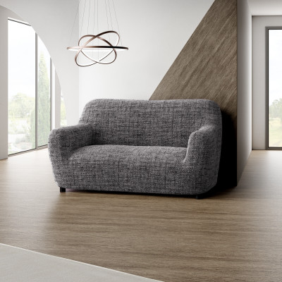 Bellissima Covers Pet Friendly 2 Seater Sofa Plain Cover(Pack of 1 Vittoria Grey)