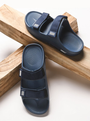 HRX by Hrithik Roshan Men Slippers(Blue , 8)