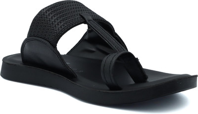 TREKIVA Men Premium Slippers Trendy Comfortable Flexible & Durable, Anti-Skid| TPG-3052 Slippers(Black , 7)