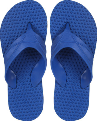 EXCELLION Men Slippers(Blue , 7)