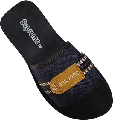house of common Men Slides(Blue , 8)