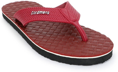 Cordmans Men Slippers(Maroon , 6)