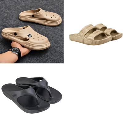 house of common Men Slippers(Multicolor , 9)