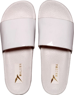 maluma Women Slides(White , 6)