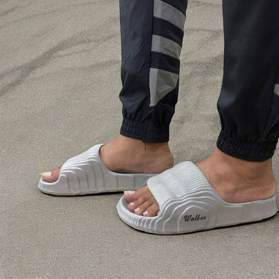 ASRON Men Slides(Grey , 9)