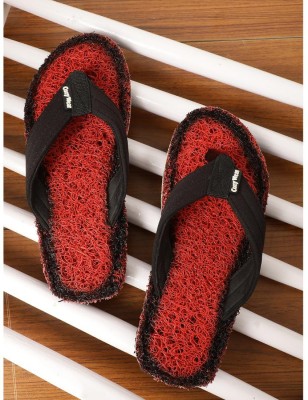 Cozy Wear Men Flip Flops(Red , 7)