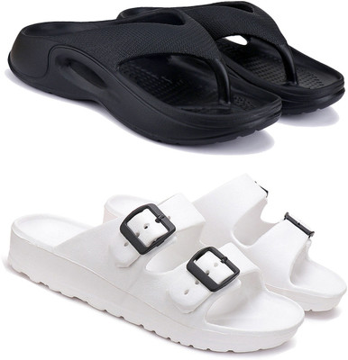 ORICUM Men Slides(Black , 8)