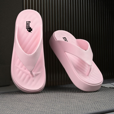 Footup Women Super Soft|Orthopedic|Comfortable|Lightweight|Diabetic Slippers(Pink , 6)