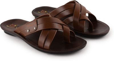 ACTION MILANO Men Slides(Tan , 6)