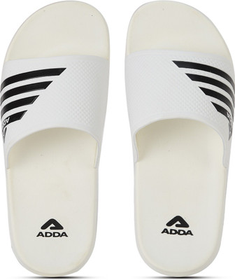 Adda Men Slides(White , 10)