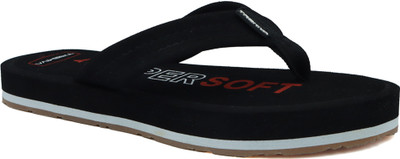 TREKIVA Men Premium Slippers Trendy Comfortable Flexible & Durable, Anti-Skid| TR-T0901 Slippers(Black , 9)