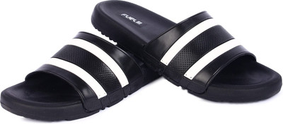 FUEL Men Slides(Black , 8)
