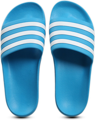 ADIDAS Men ADILETTE AQUA Slides(Multicolor , 7)