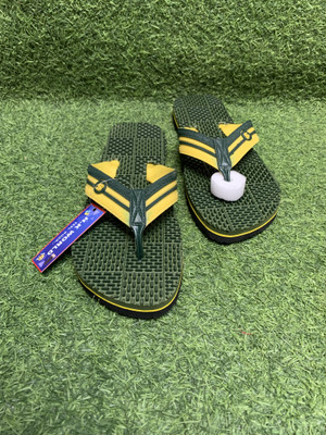 NK WORLD Men Slippers(Olive, Green , 7)