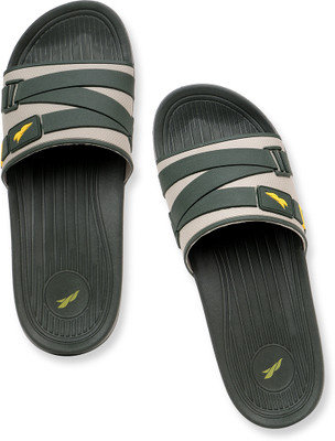 FLITE Men Slides(Olive, Brown , 8)
